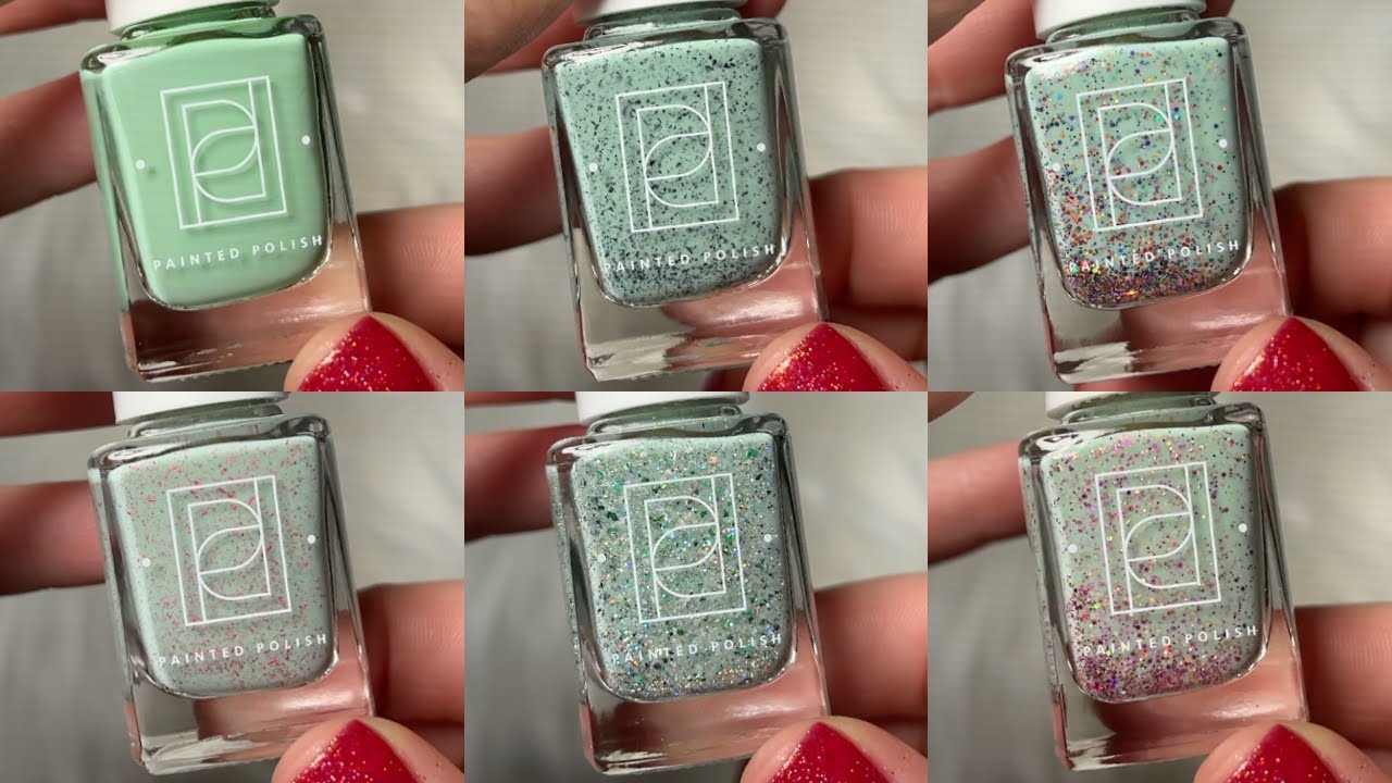 Painted Polish - I Love Mint Collection | Nail Polish Swatch, Review & Comparisons | JESSFACE90