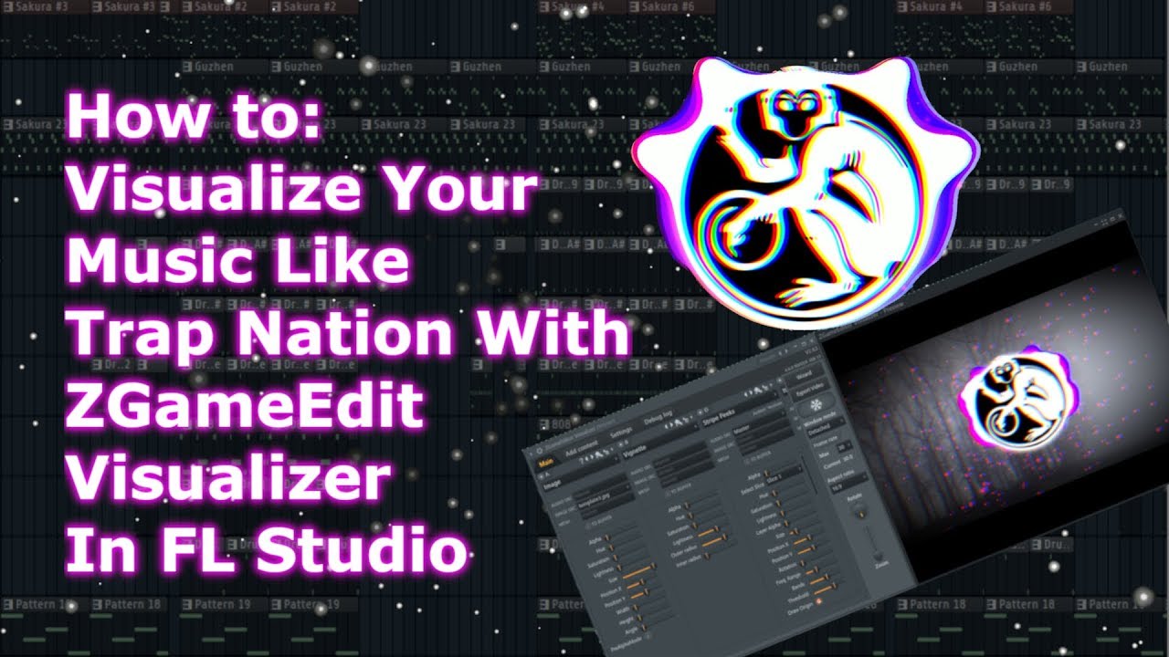 Music Visualizer Like Trapnation In FL Studio || ZGameEditor Visualizer Tutorial