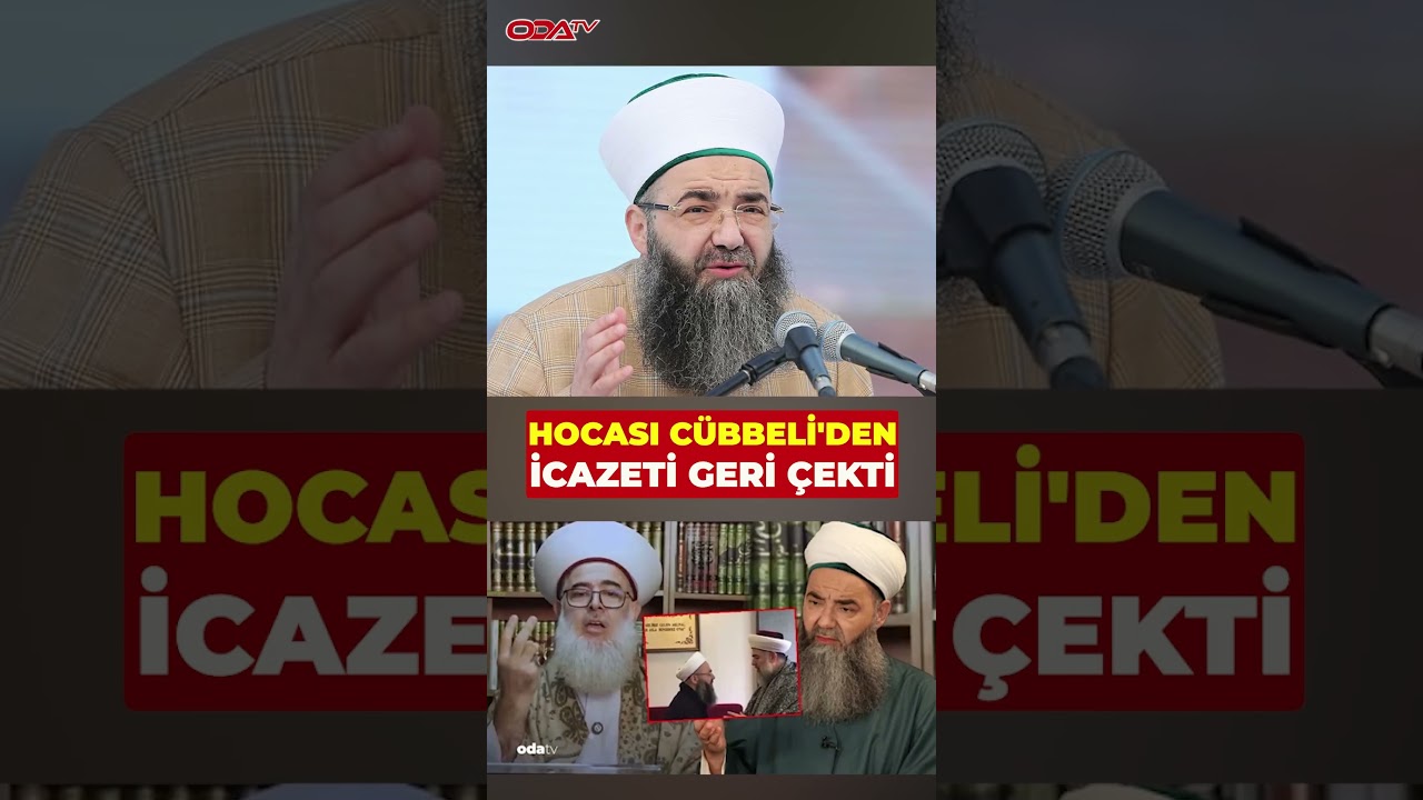 Cemil Halim, C&uuml;bbeli Ahmet'e verdiği icazeti geri &ccedil;ektiğini  duyurdu
