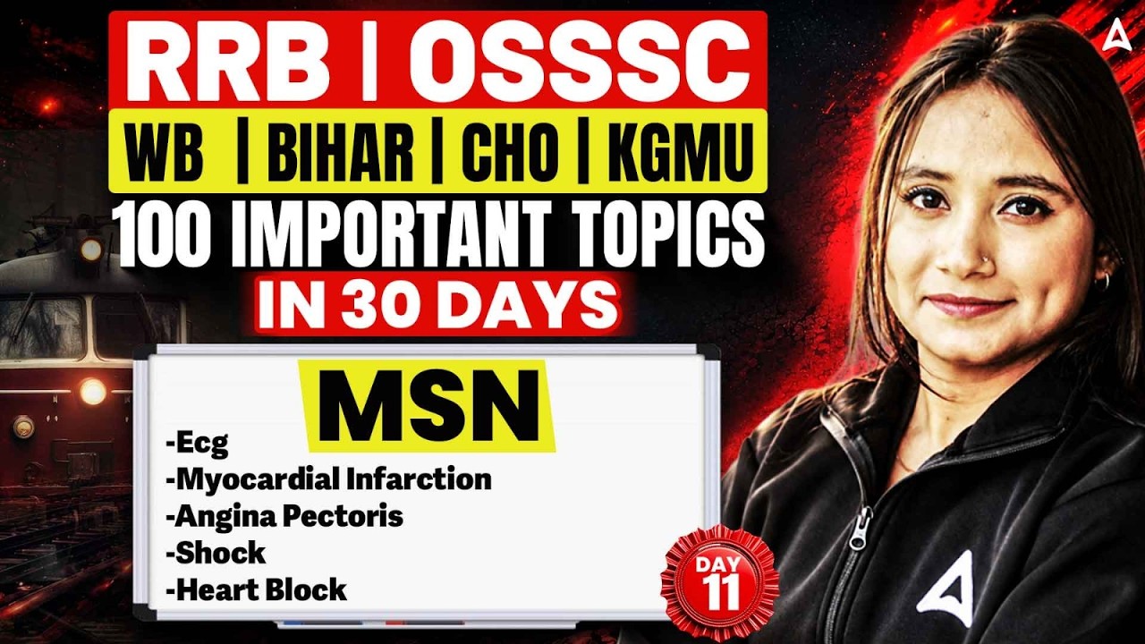 RRB Nursing Superintendent 2026 | RRB/OSSSC/WB/Bihar/CHO/KGMU MSN Classes | By Pari Ma'am
