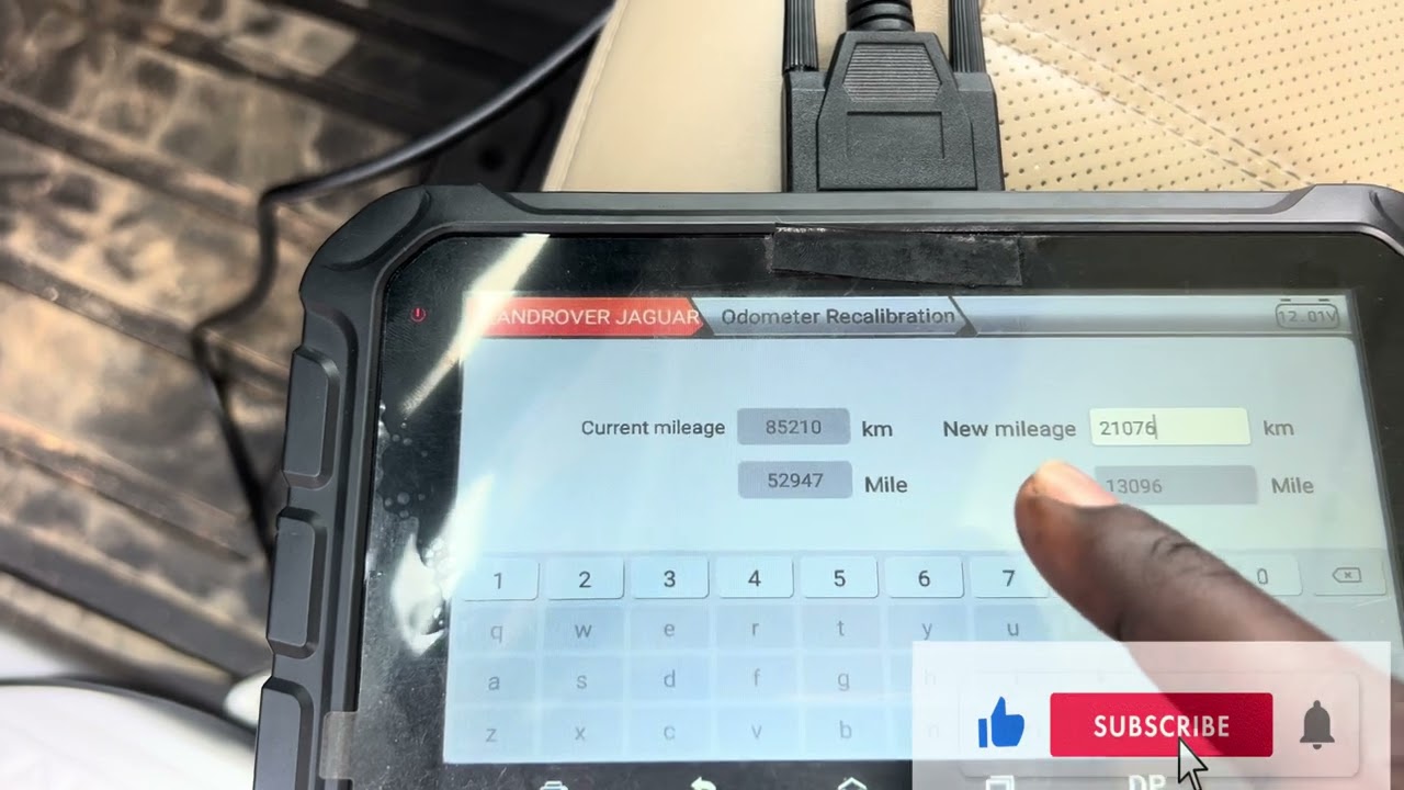 RANGE ROVER SPORT 2021: MILEAGE CORRECTION WITH GODIAG TOOL