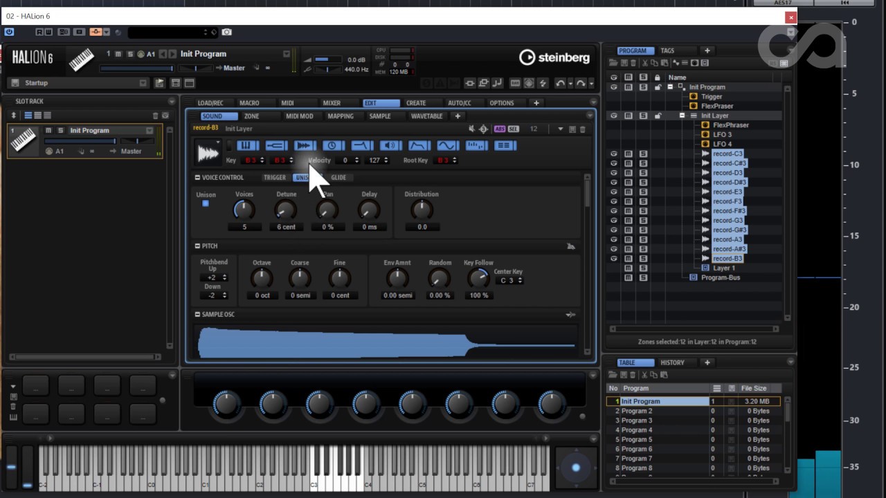 How to record sounds in Halion 6