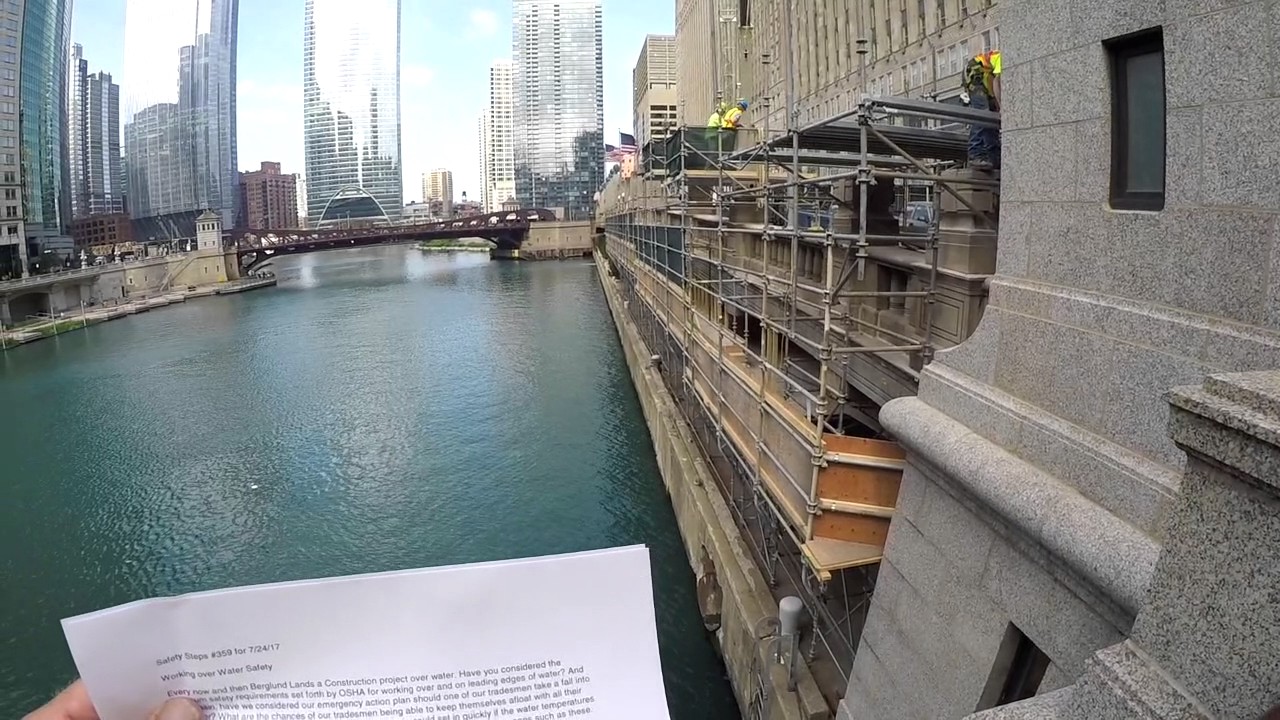 TOOLBOX TALK: WORKING OVER WATER