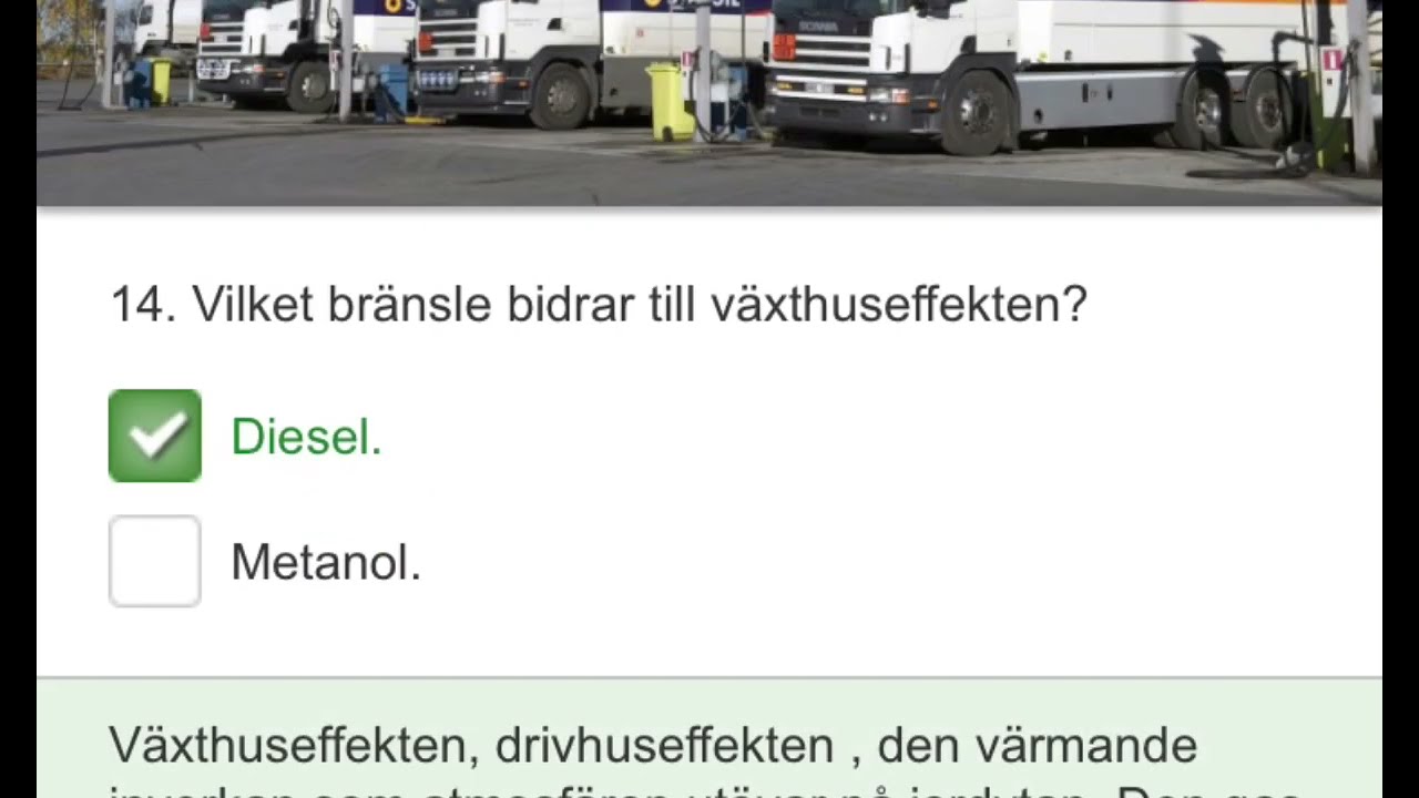 Miljö frågor Teoriprov