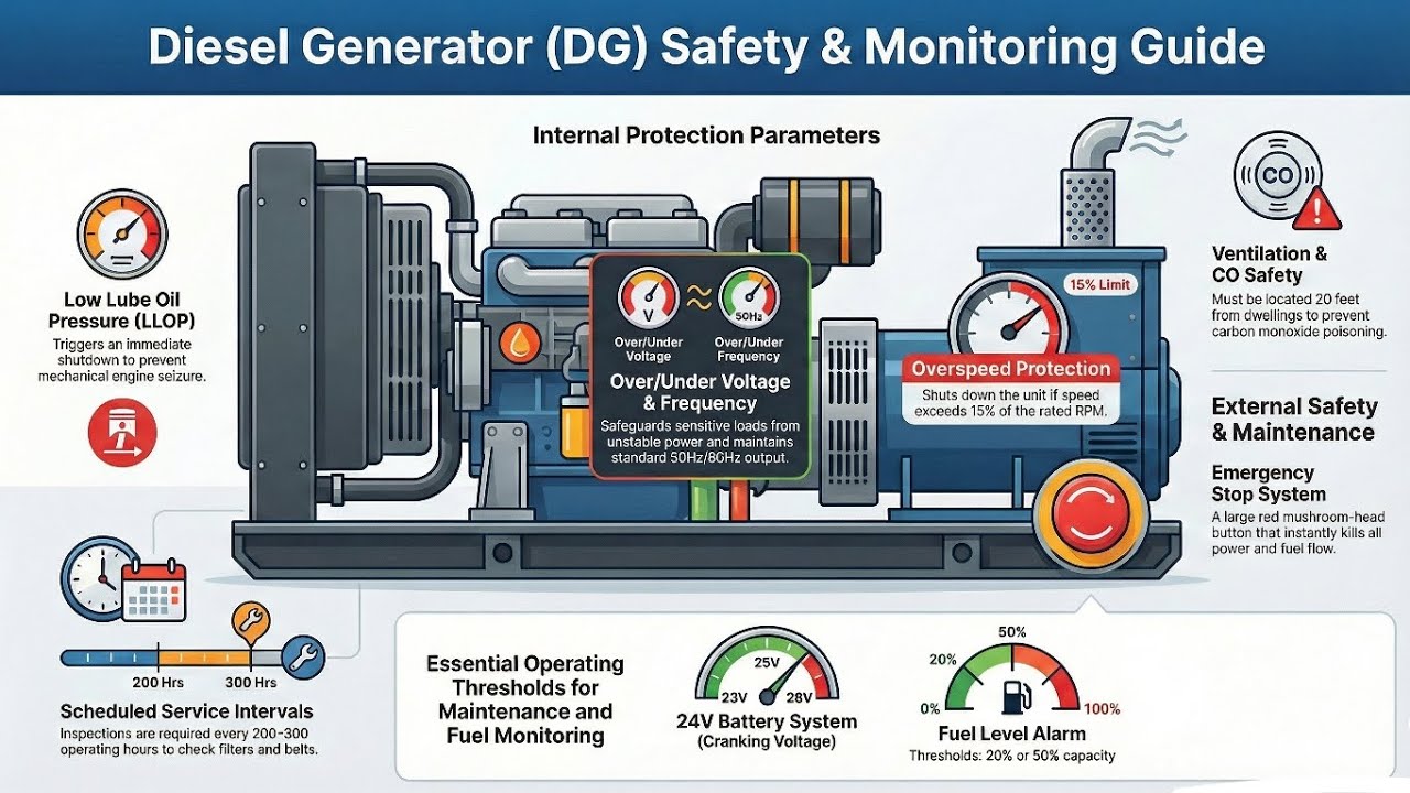Training Video 21 | Diesel Generator Safety and Monitoring.