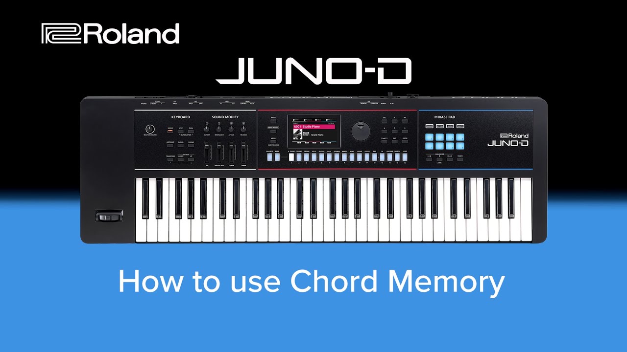 Roland JUNO-D - How to use Chord Memory