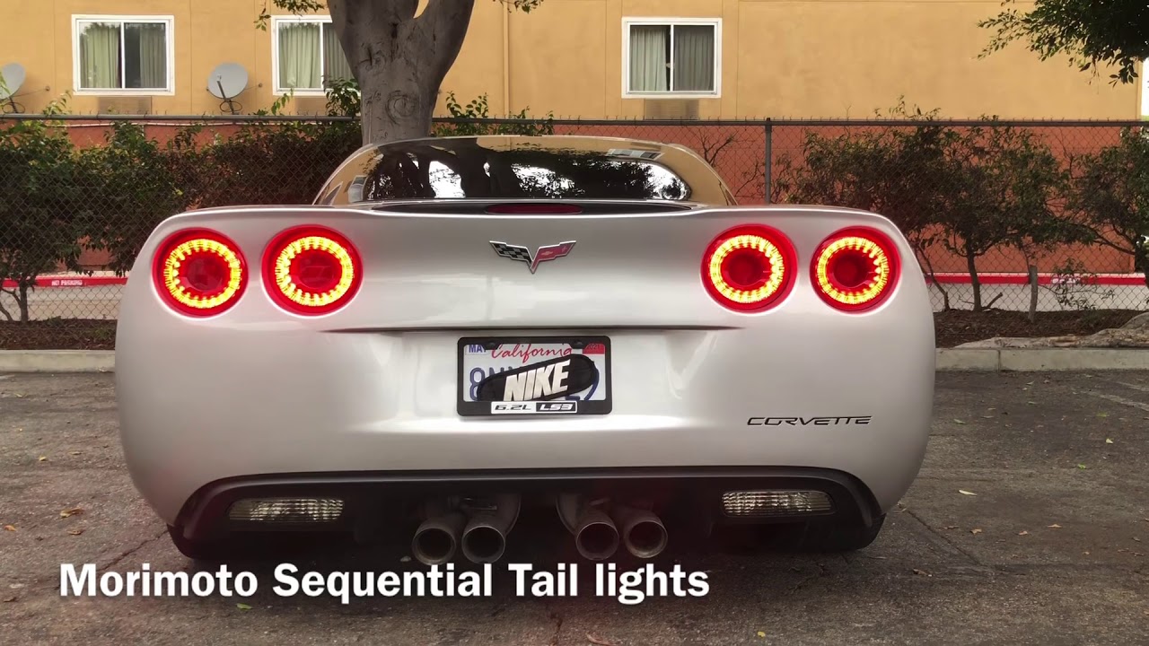 C6 Corvette Morimoto Sequential tail lights !!