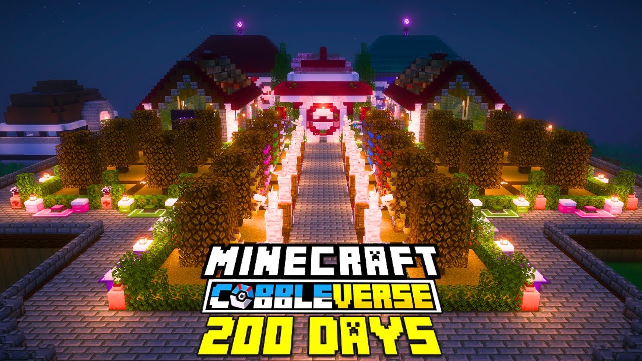 I Spent 200 Days in Cobblemon in Minecraft Survival [Cobbleverse]