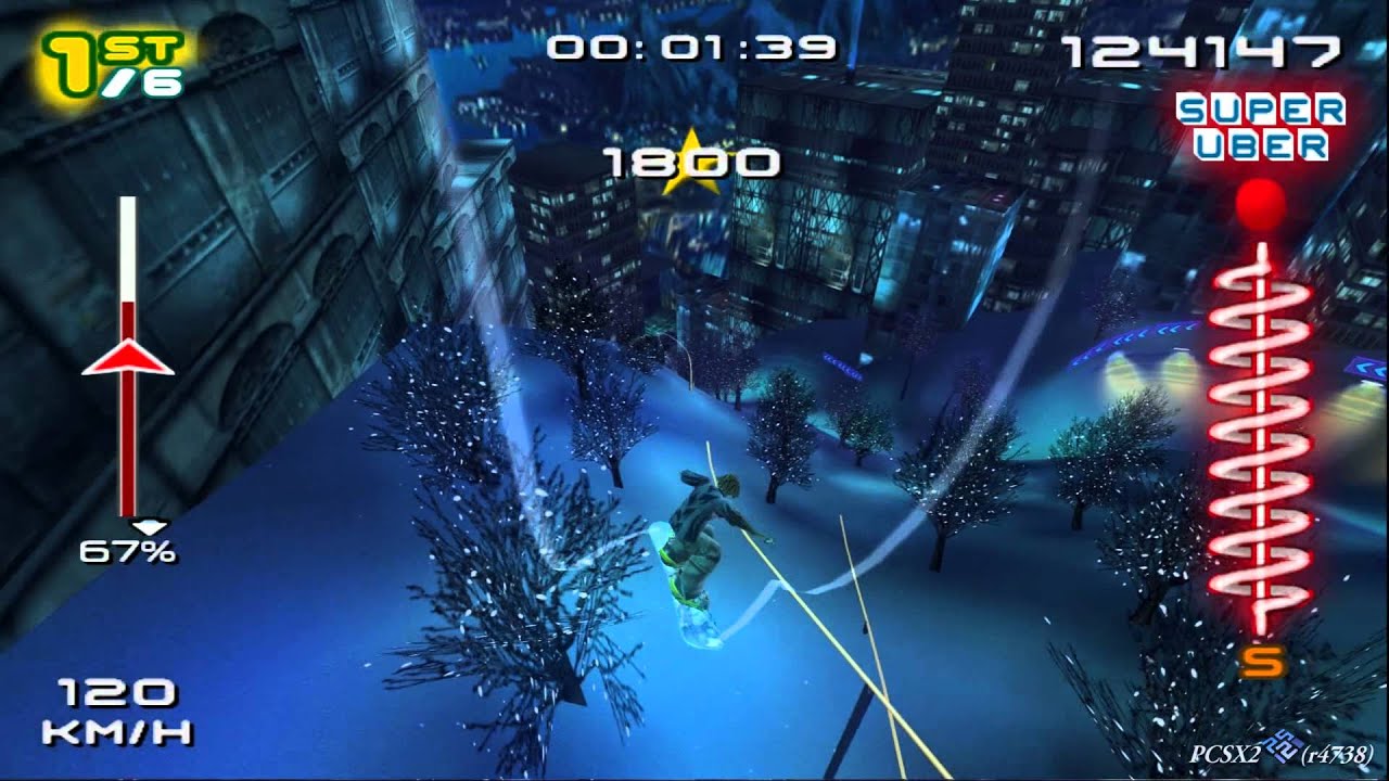 SSX3 - PS2 - Metro City - Gameplay (PCSX2 r4738) 1080p