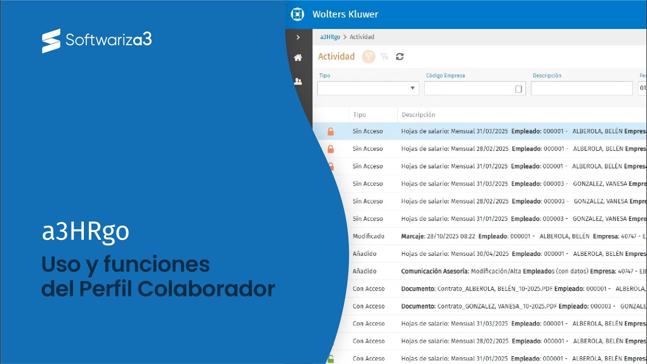 a3HRgo | Uso y funciones del Perfil Colaborador