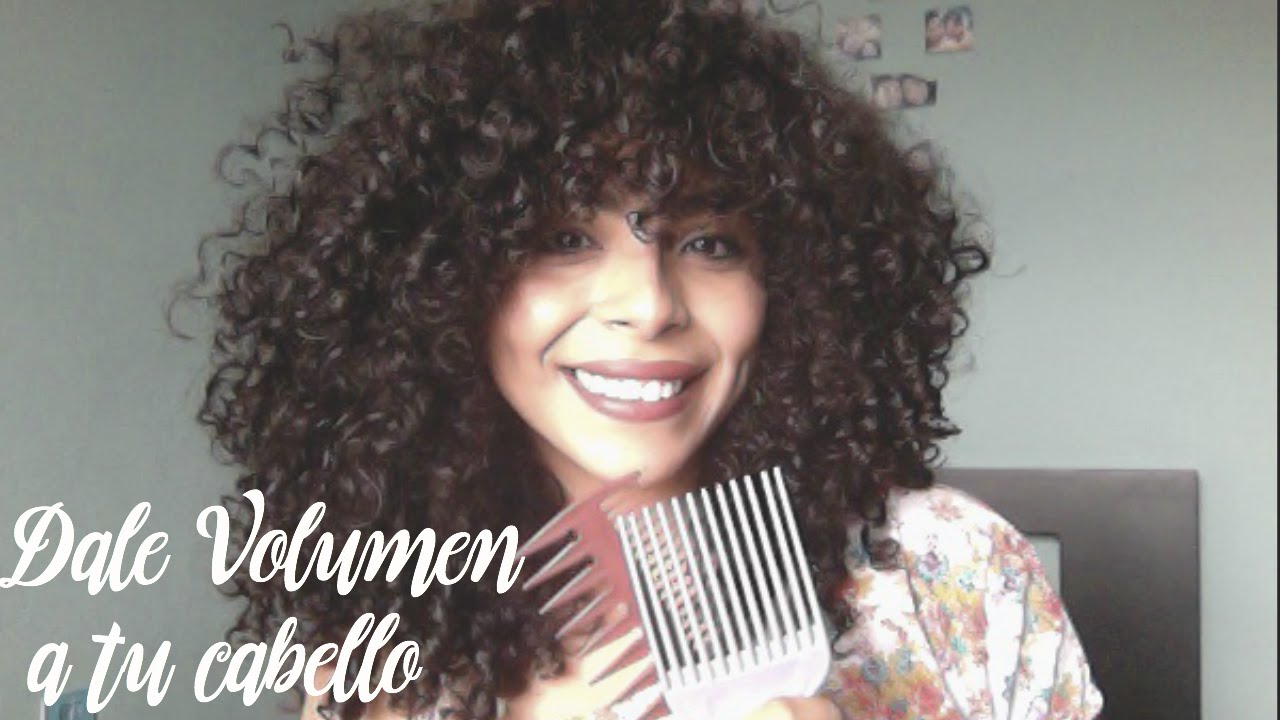 ¿CÓMO DARLE VOLUMEN AL CABELLO RIZADO/CRESPO/AFRO? | ALEXIA ESPINOZA