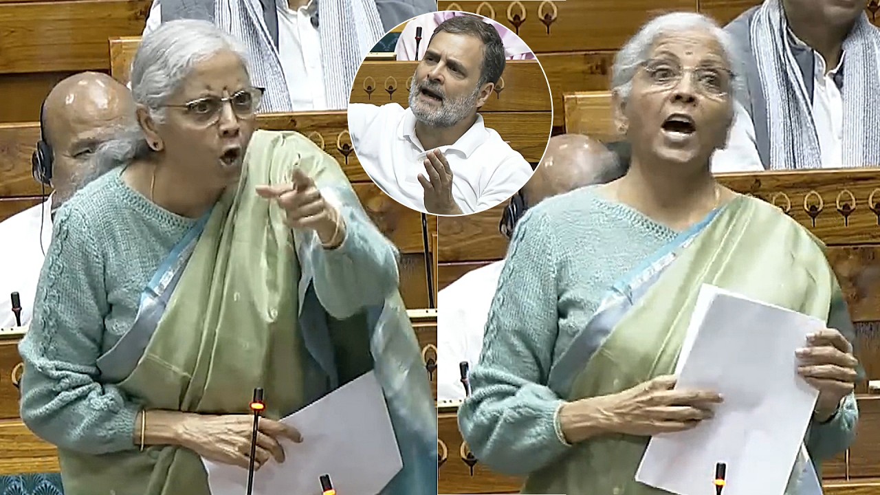 FM Nirmala Sitharaman Speech in Parliament | Rahul Gandhi | Congress vs BJP Party | News Buzz