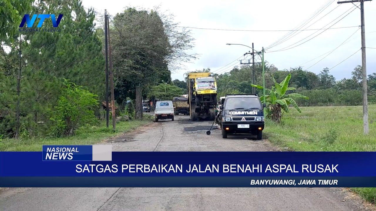 SATGAS PERBAIKAN JALAN BENAHI ASPAL RUSAK