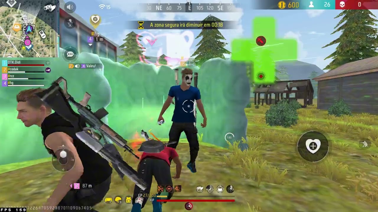 HIGHLIGHTS EM CAMPEONATOS - EMULADOR FREE FIRE 👑