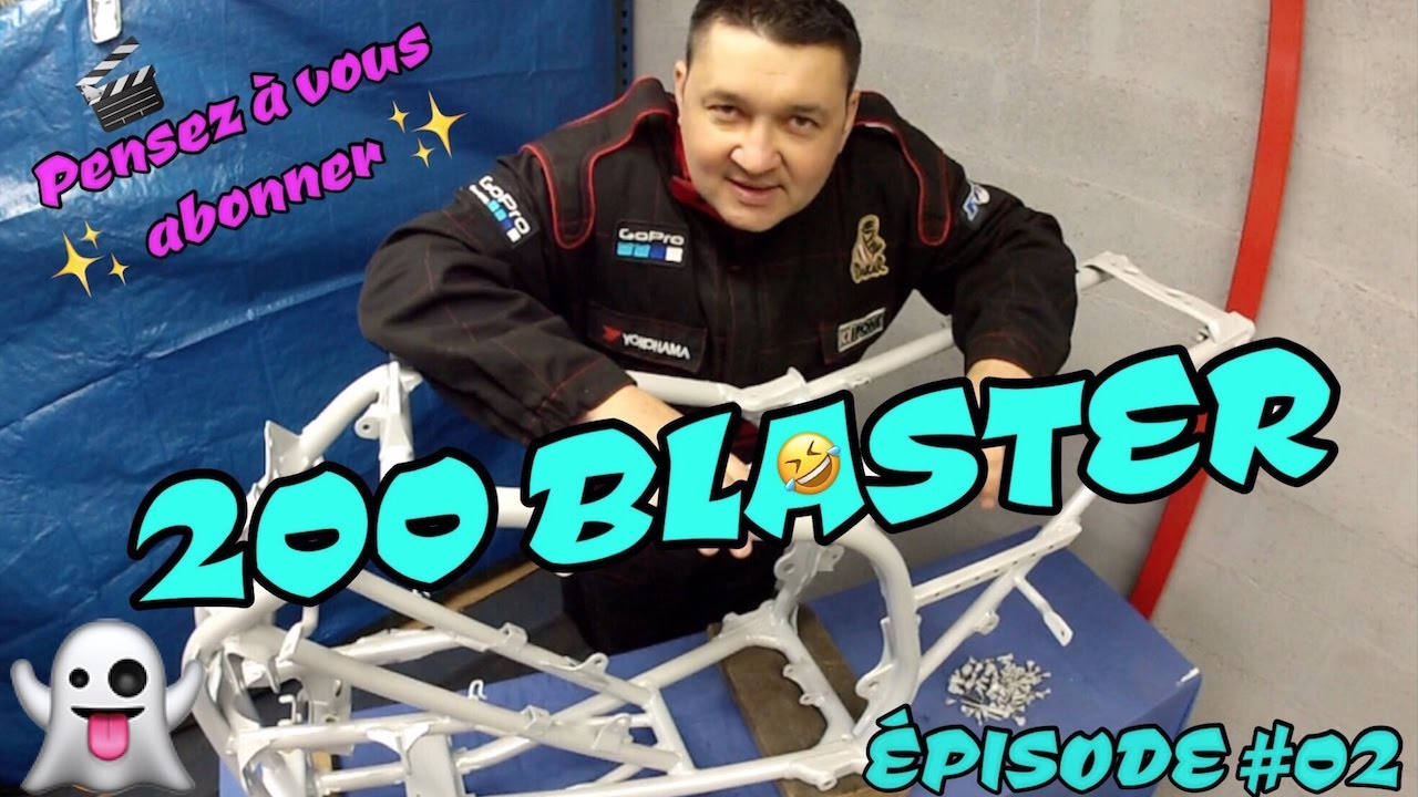 200 BLASTER #02  caoutchouc des rotules+graisseurs+articulations
