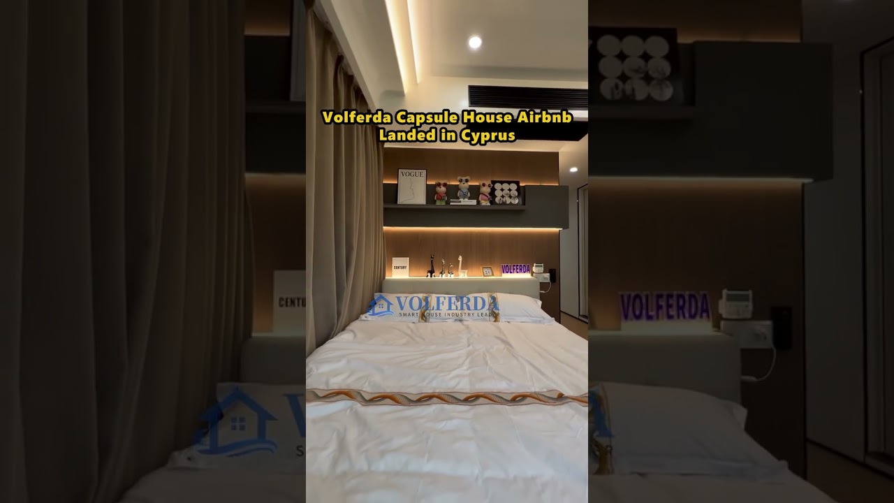 Capsule house Airbnb in Europe #prefabhouse #tinyhouse #volferda #vacationhouse #airbnb #camping