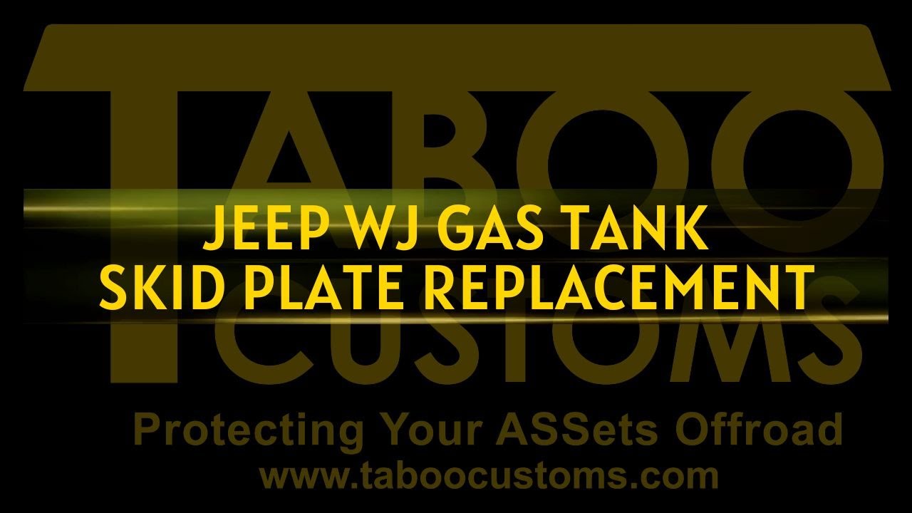 Jeep Grand Cherokee WJ Fuel Tank Skid Plate Replacement