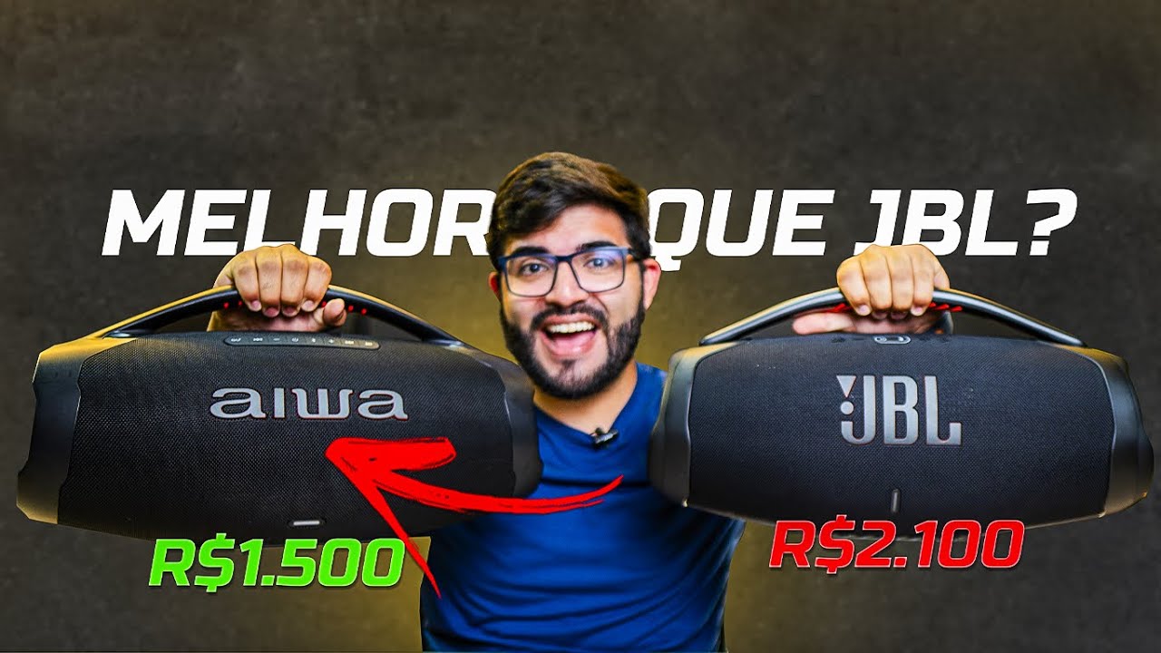 COMPREI a Caixa de som Melhor que JBL? Aiwa Boombox vs JBL Boombox 3, Realmente é isso?