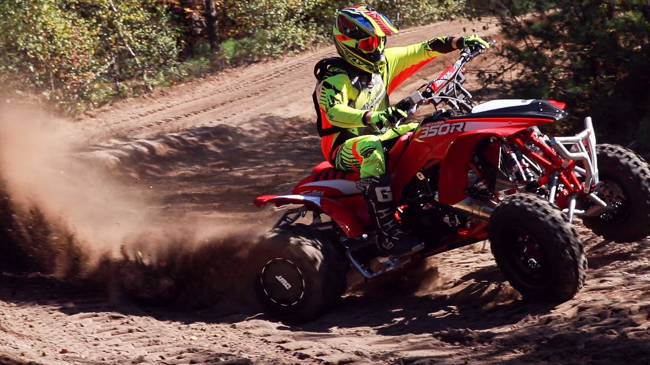 TRX250R Honda 250R Big Bore Raw atv motocross 2 stroke footage