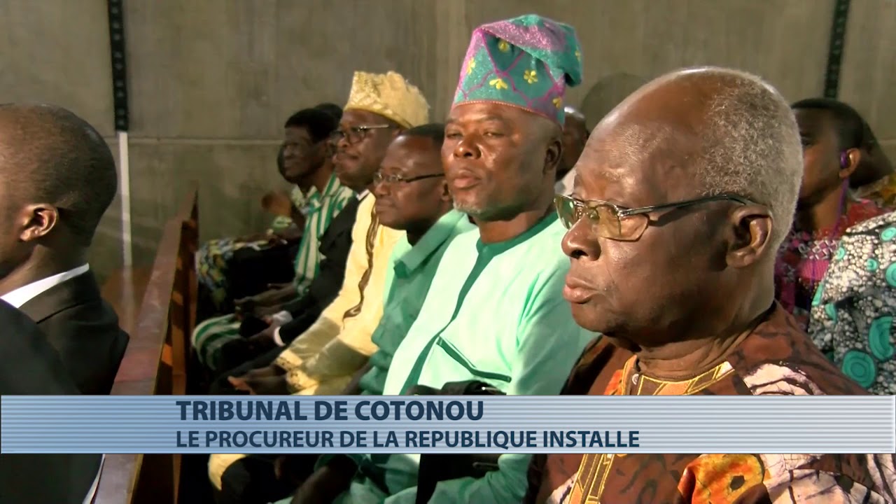 Tribunal de Cotonou : le nouveau procureur de la République installé dans ses fonctions