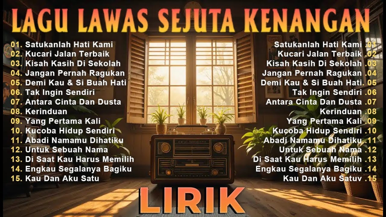 LAGU LAWAS NOSTALGIA 80AN 90AN TERPOPULER || SATUKANLAH HATI KAMI - KUCARI JALAN TERBAIK