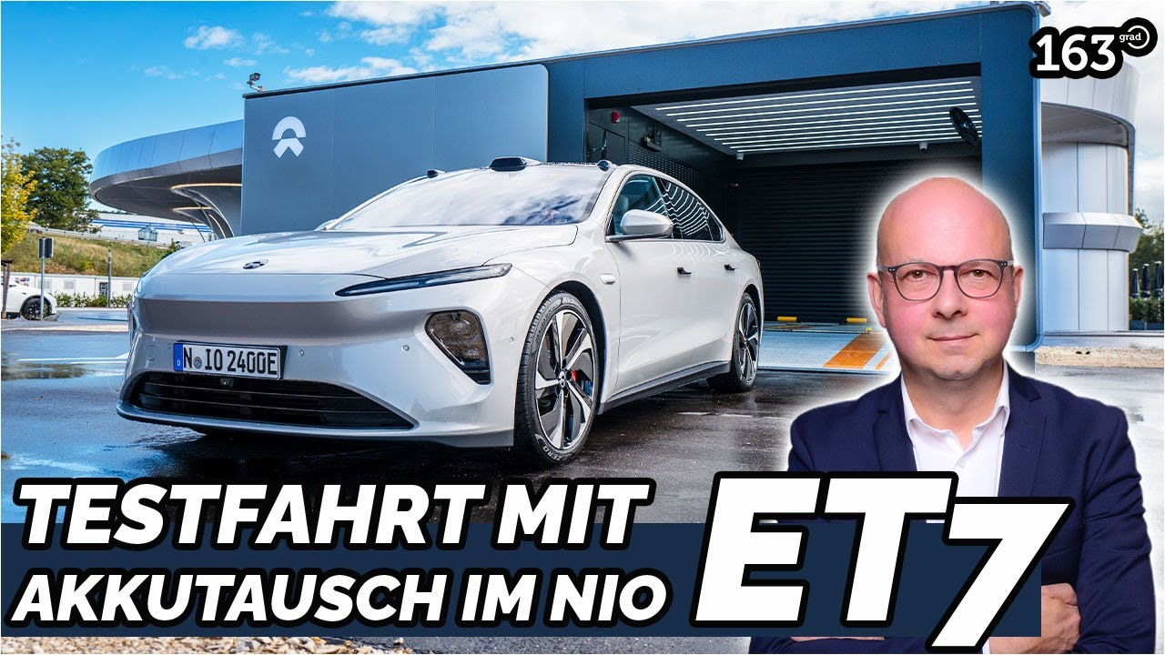 VOLLER AKKU IN 5 MINUTEN: Nio ET7 Akku-Tausch ausprobiert