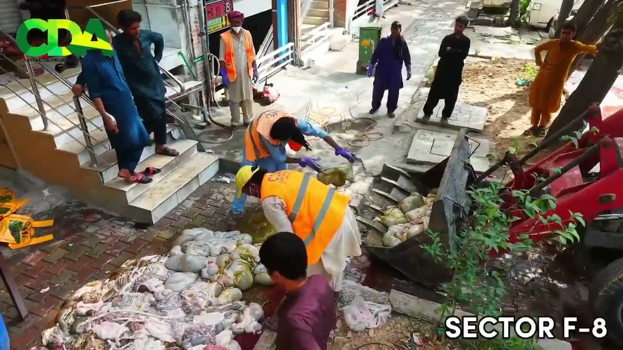 Drone Footage Showcases Islamabad&rsquo;s Impressive Cleanliness Drive 📹 | Capital Development Authority