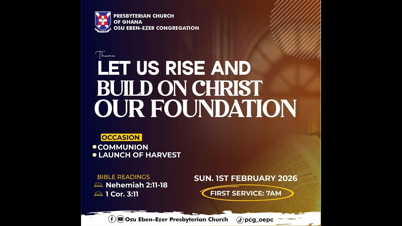 COMMUNION/LAUNCH OF HARVEST || FIRST SERVICE || 01/02/2026
