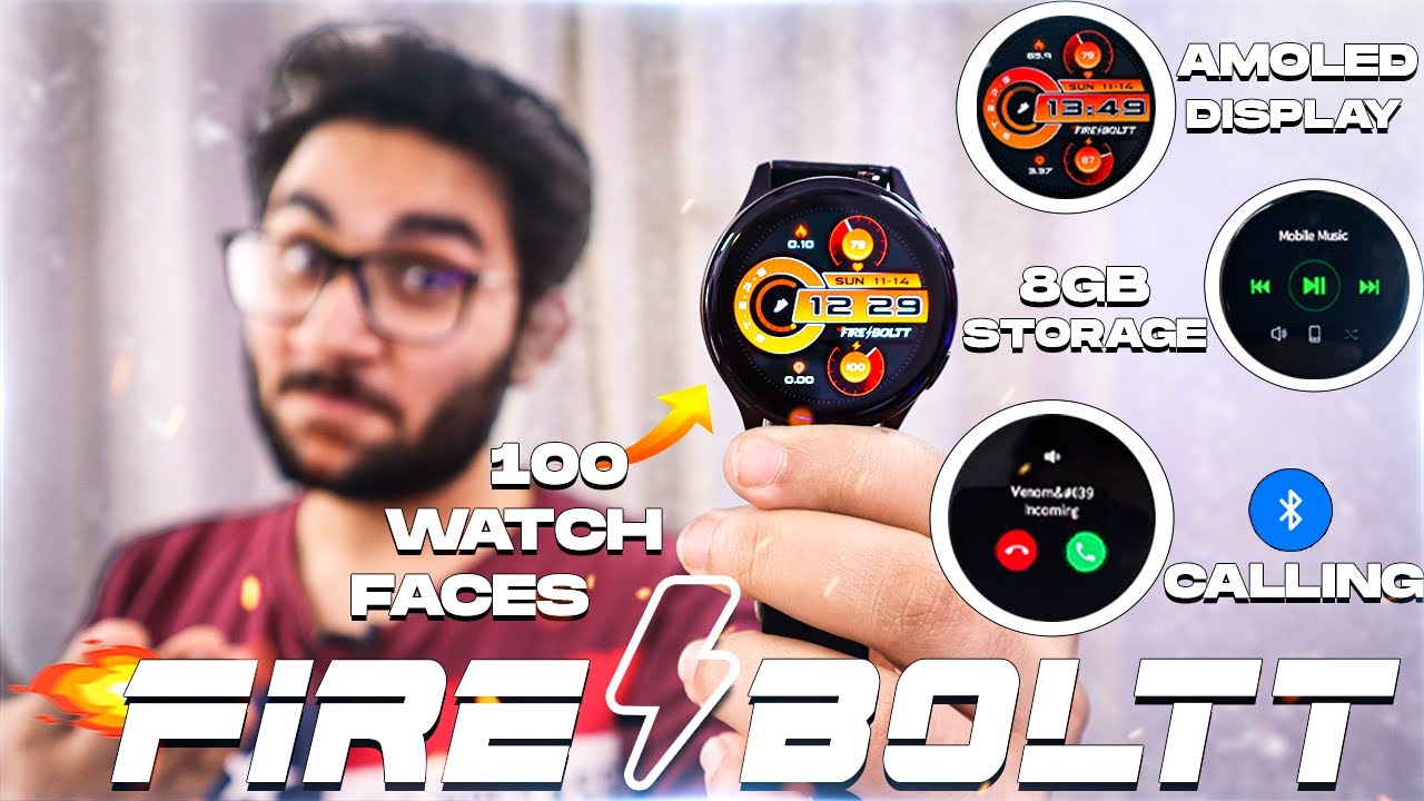 This Watch Has Too Many Features - Fireboltt Invincible  | Amoled Display | 8GB Storage & Much More