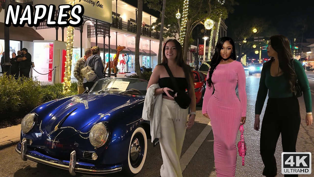Naples Florida - 5th Avenue Streets of Glamour and Beautiful Women