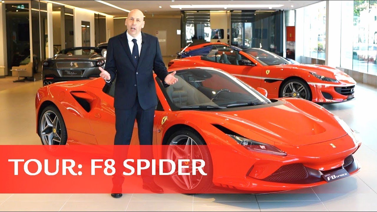 Tour the Ferrari F8 Spider with Mario Guerrera at Ferrari Sydney