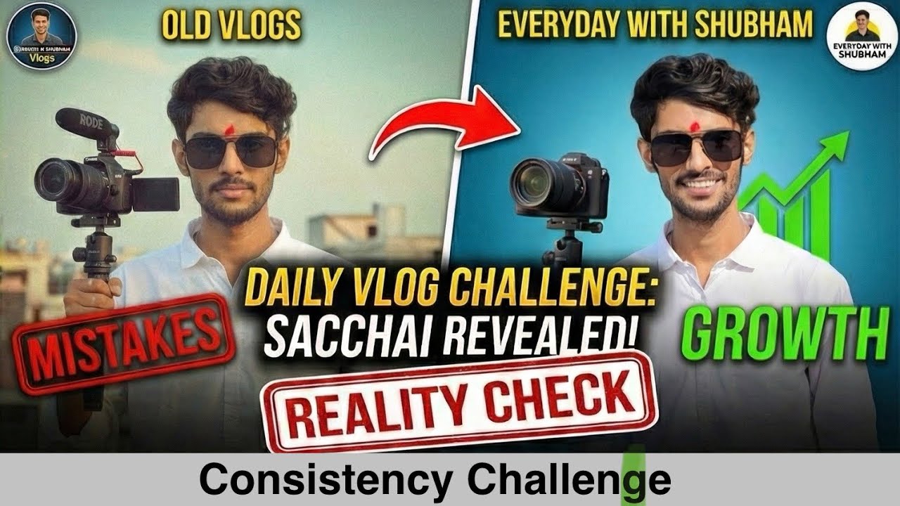 Daily Vlog Challenge ki Sacchai: My Old Vlogging Mistakes Revealed! 😱