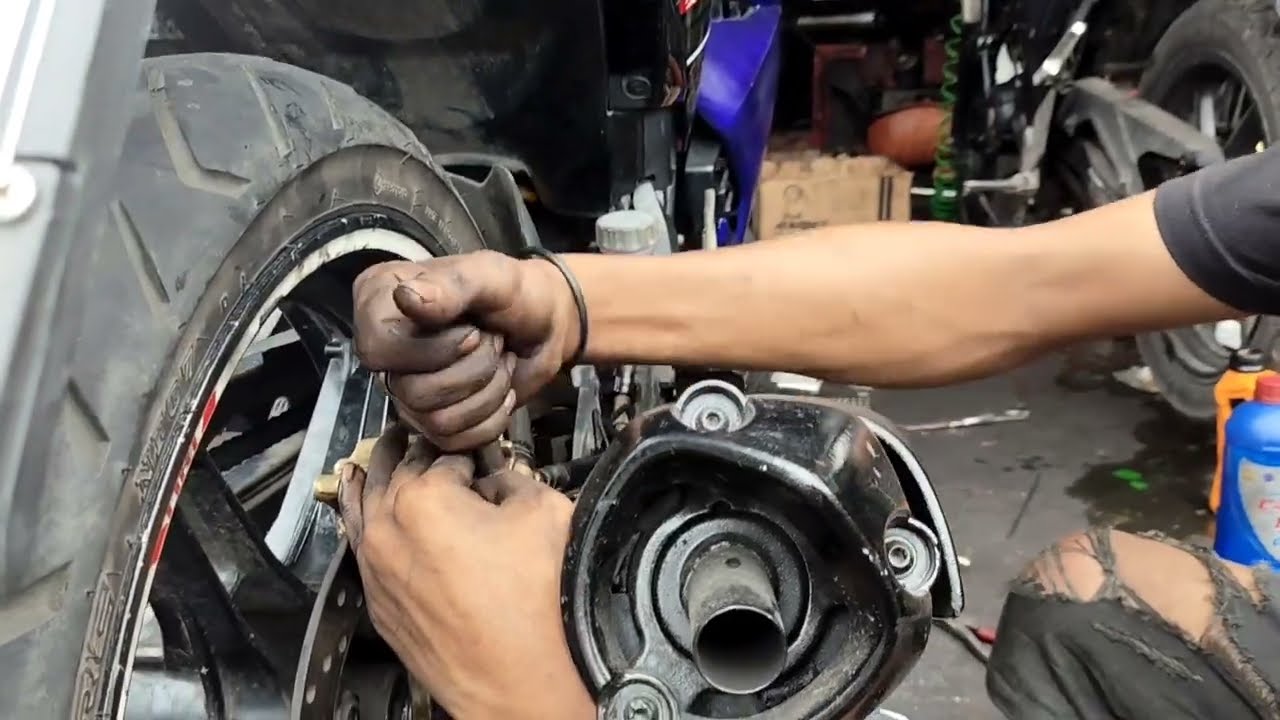 Review Ganti Tabung minyak & Kampas Rem Cakram  MX KING 150 cc
