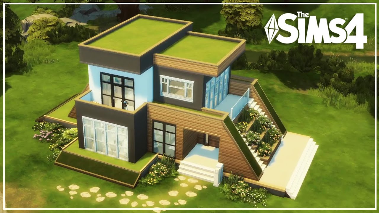 Cozy Green House | NO CC | Sims 4 Speed Build