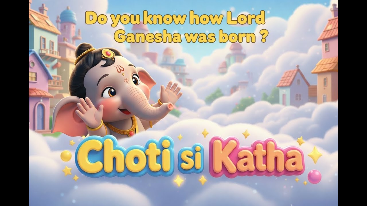 How Little Ganesha Was Born | A Magical Story English | Lord Ganesha Story | Choti Si Katha