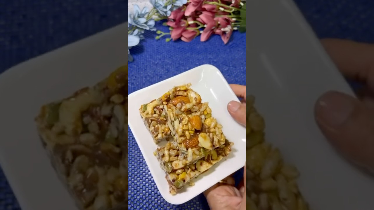 High Energy Nutrition Bar Recipe | No added sugar 