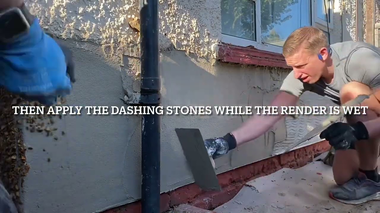 Pebble Dashing Removal and Replace