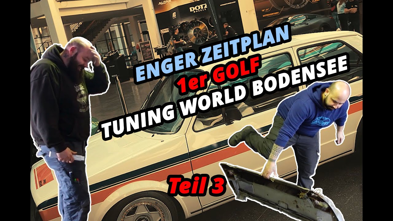 MK1 hat der VW Golf 1 es auf die  @tuningworldbodensee geschafft 16V Doppelweber Tuning Tief Breit