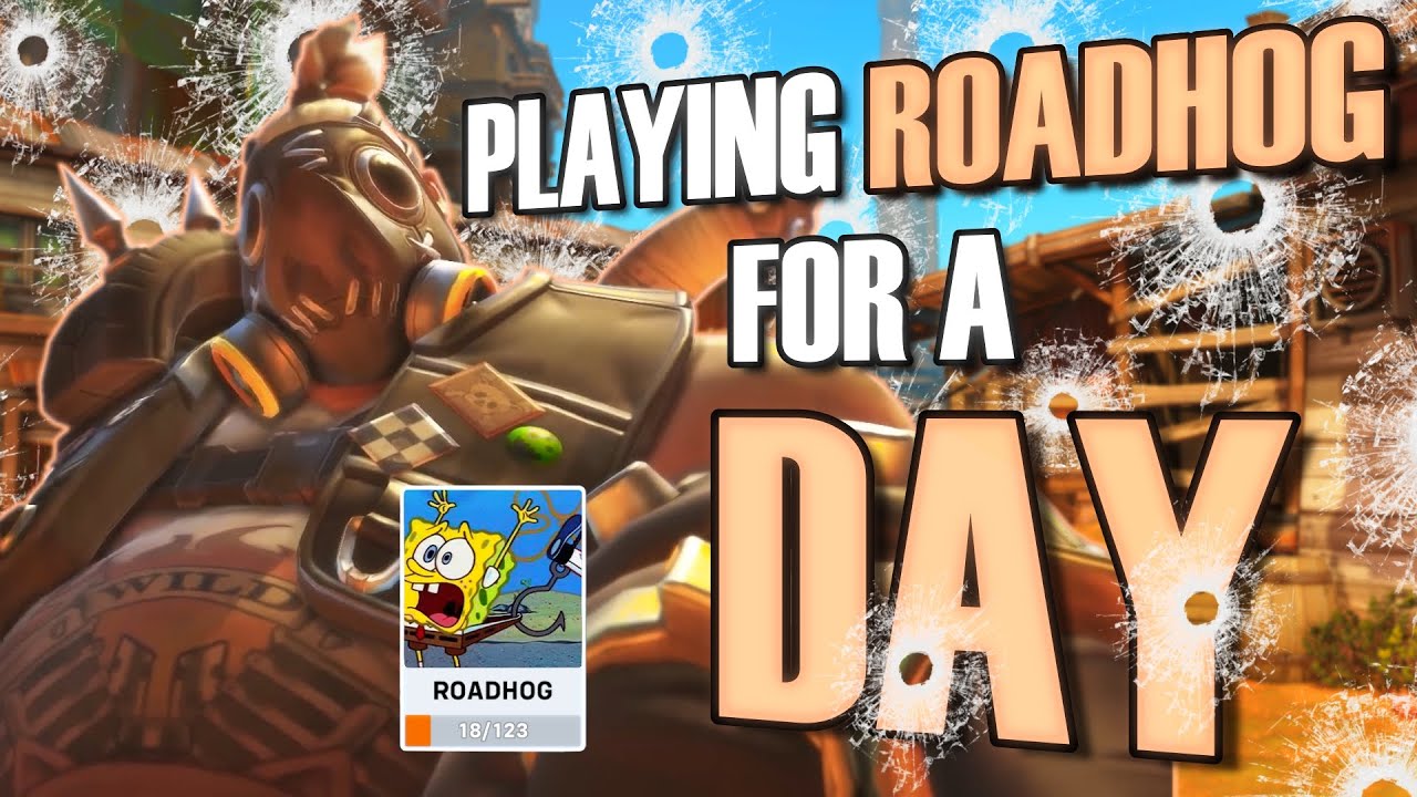 I Spent A Day Playing As Roadhog (Overwatch 2 Funny Moments)