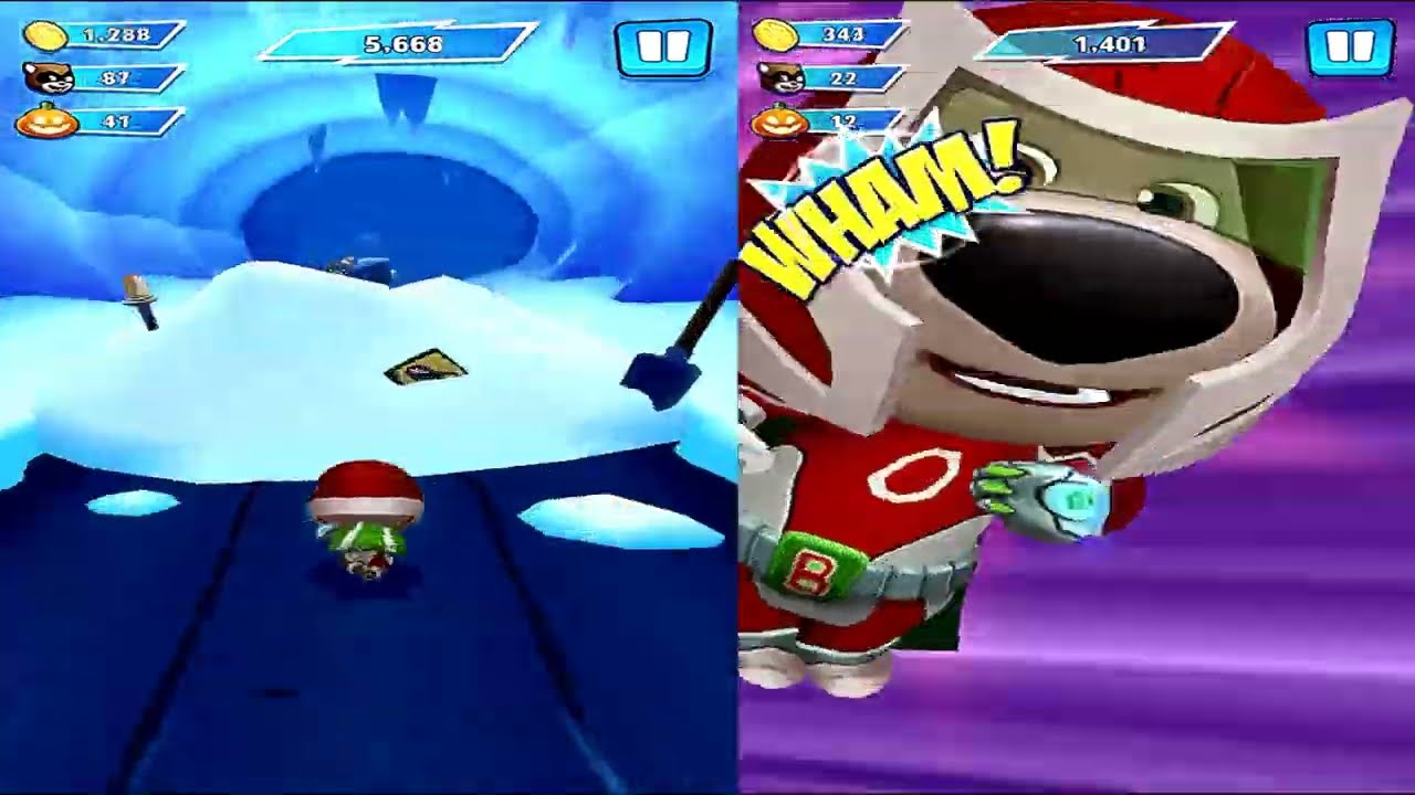 Talking Tom Hero Dash (Ben Run), Cool Android Reverse Gameplay - Part 30