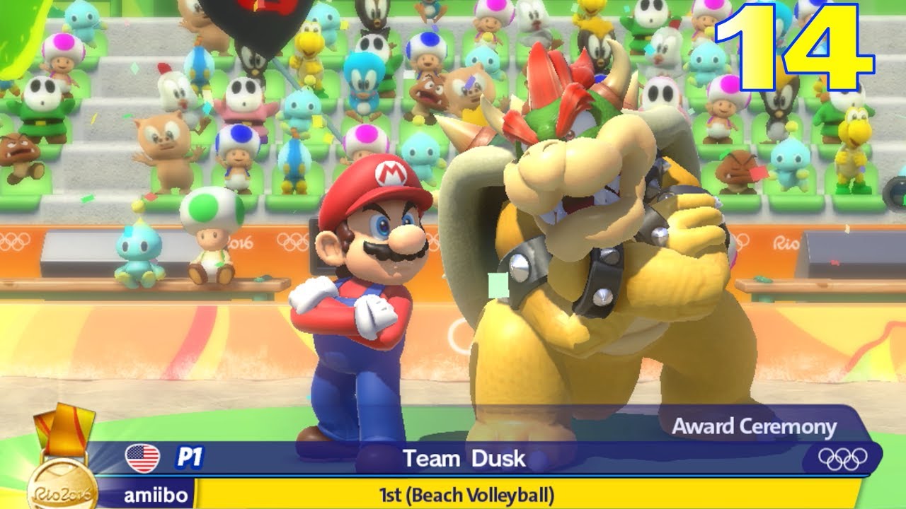 Mario & Sonic at the Rio 2016 Olympic Games Wii U 100% Playthrough Part 14