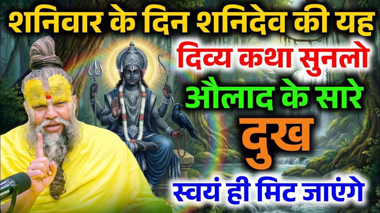 शनिवार के दिन शनिदेव की यह पावन कथा सुन लो, औलाद के सारे दुख स्वयं मिट जाएंगे ! Premanand Ji Maharaj