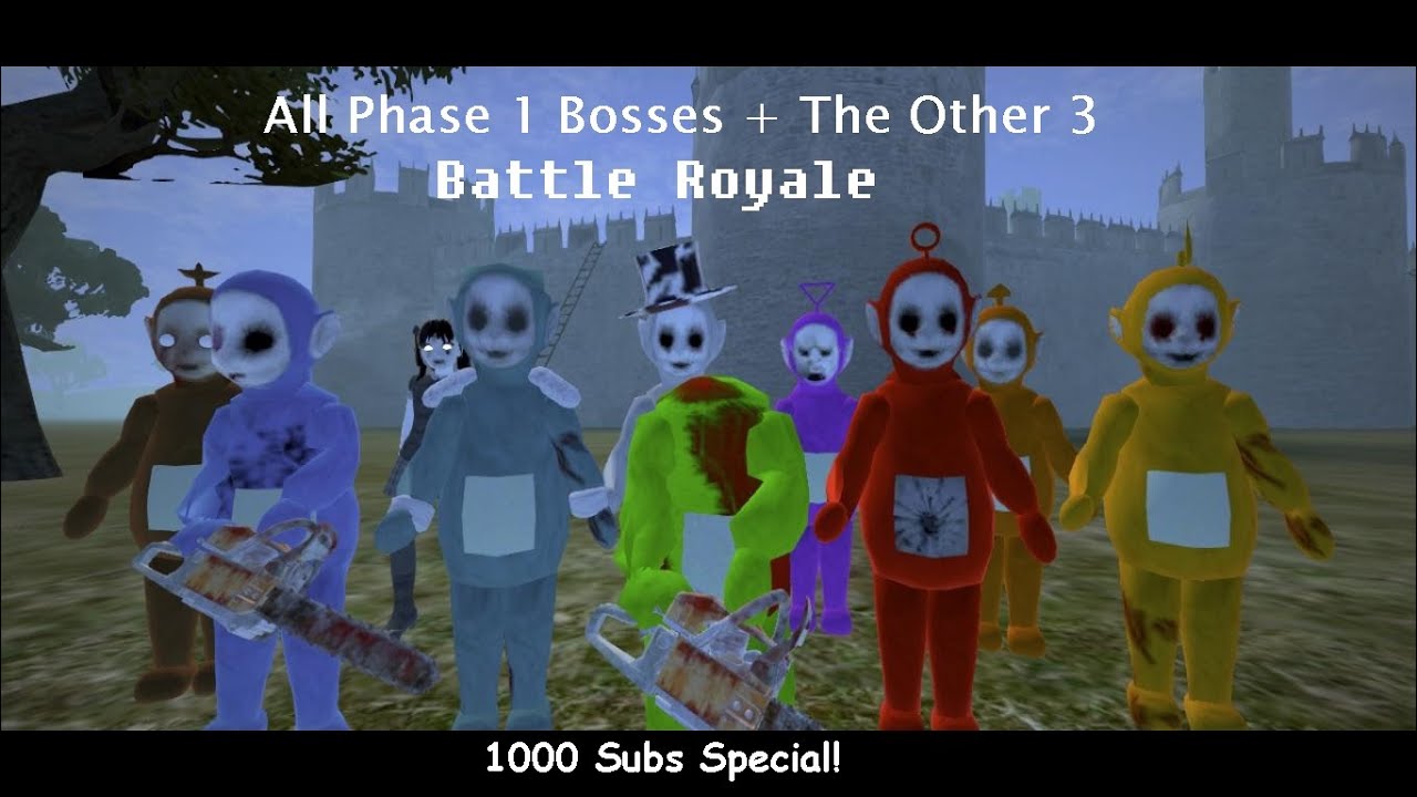 Slendytubbies 3 - Battle Royale l All Phase 1 Bosses + The Other 3