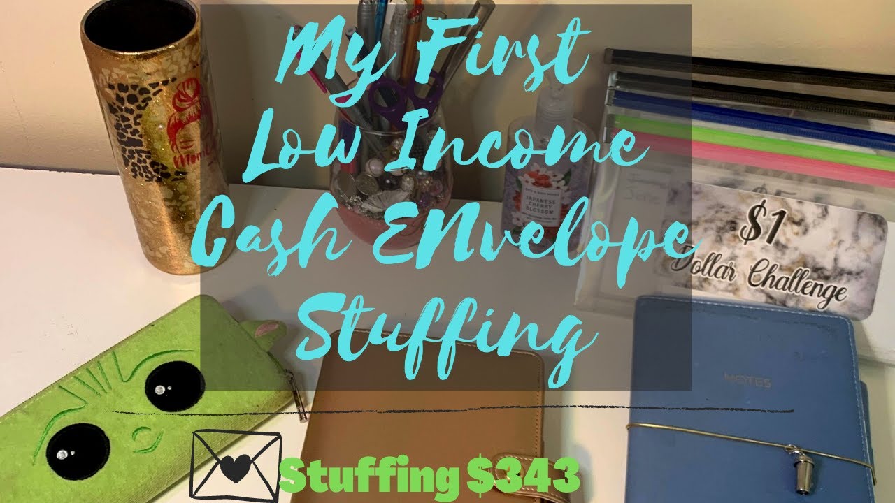 My First Low Income Cash Envelope Stuffing!!