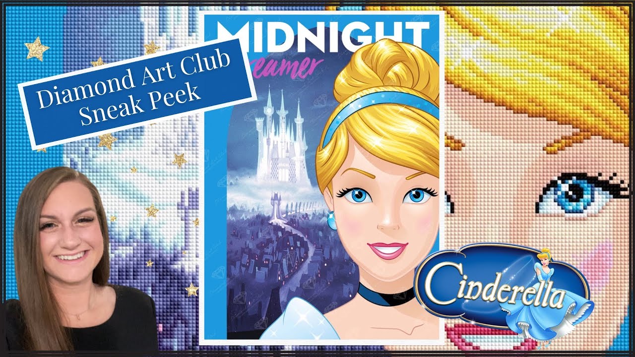 Diamond Art Club Sneak Peek! “Midnight Dreamer” Disney Cinderella Diamond Painting!