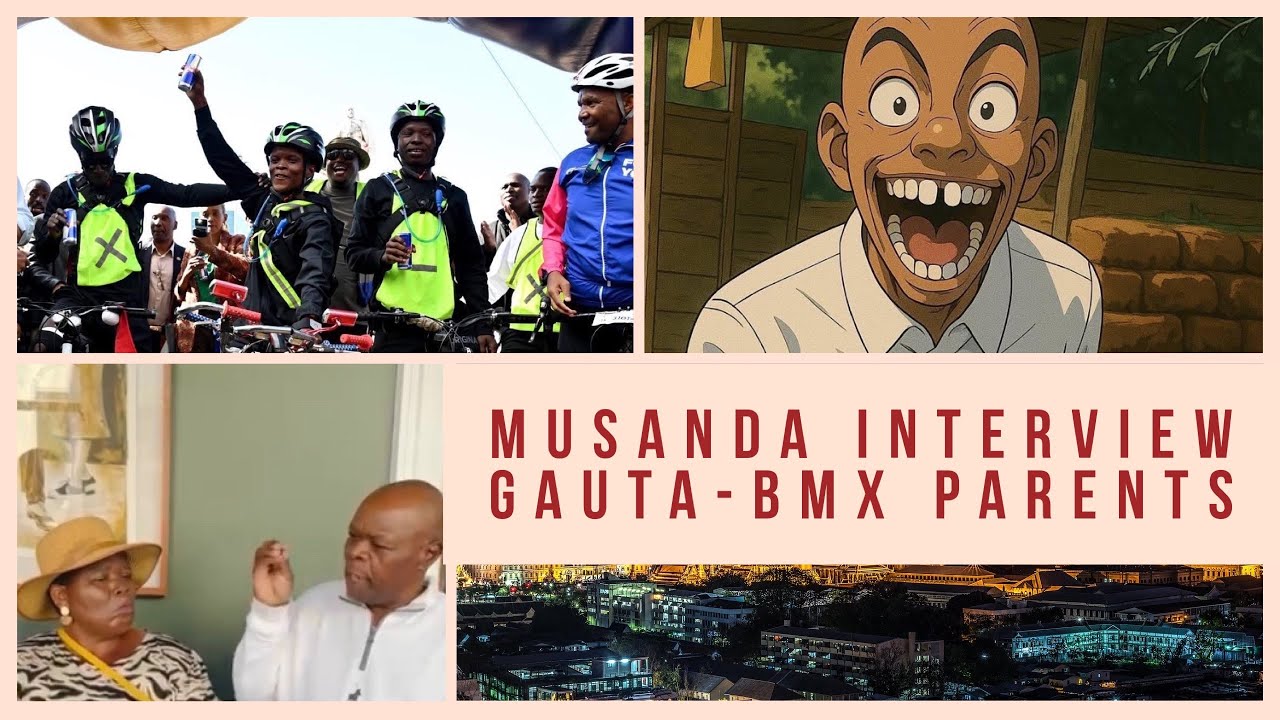 Musanda interviewing Gauta bmx parents in Cape Town