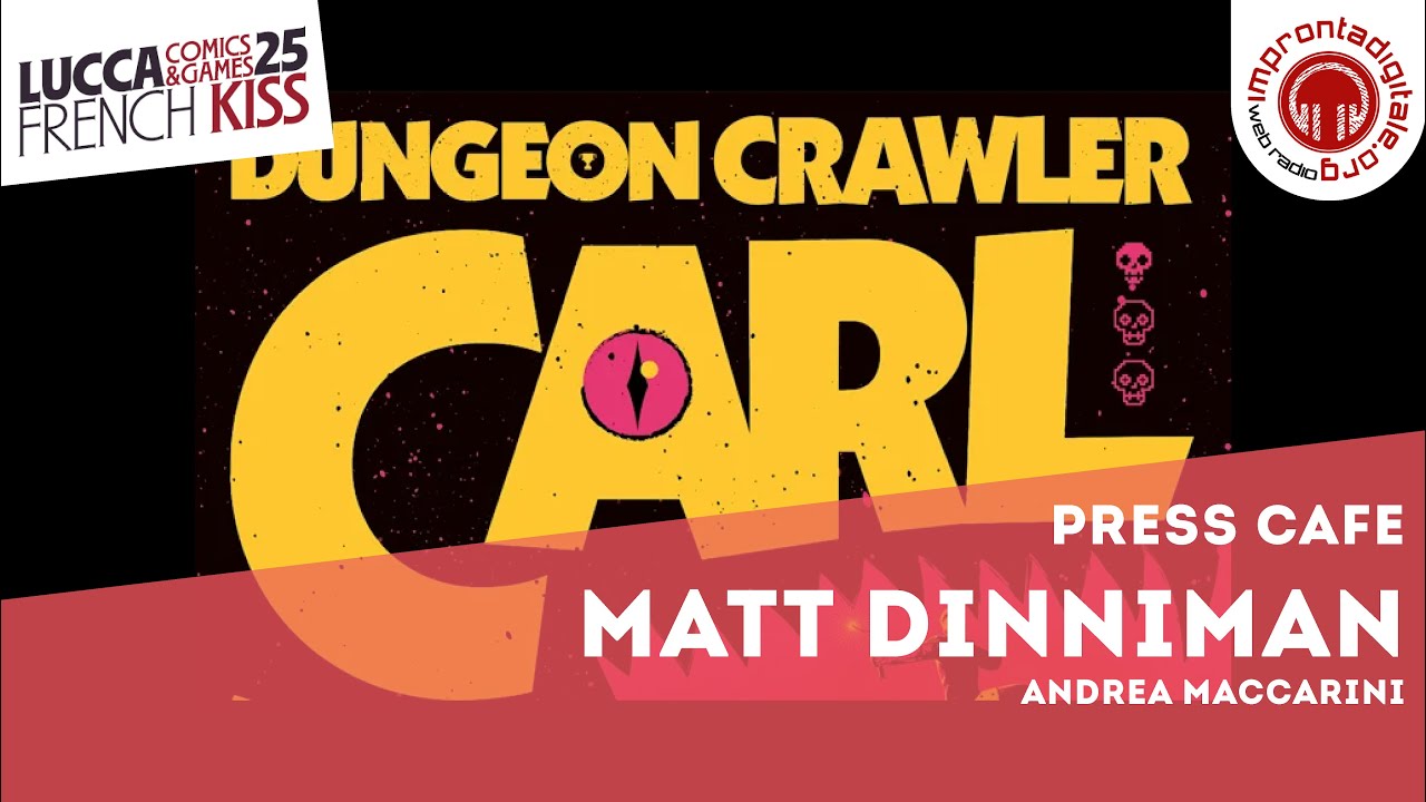 Luccanauti - Matt Dinniman: dentro al Press Cafe di Dungeon Crawler Carl - Lucca Comics 2025