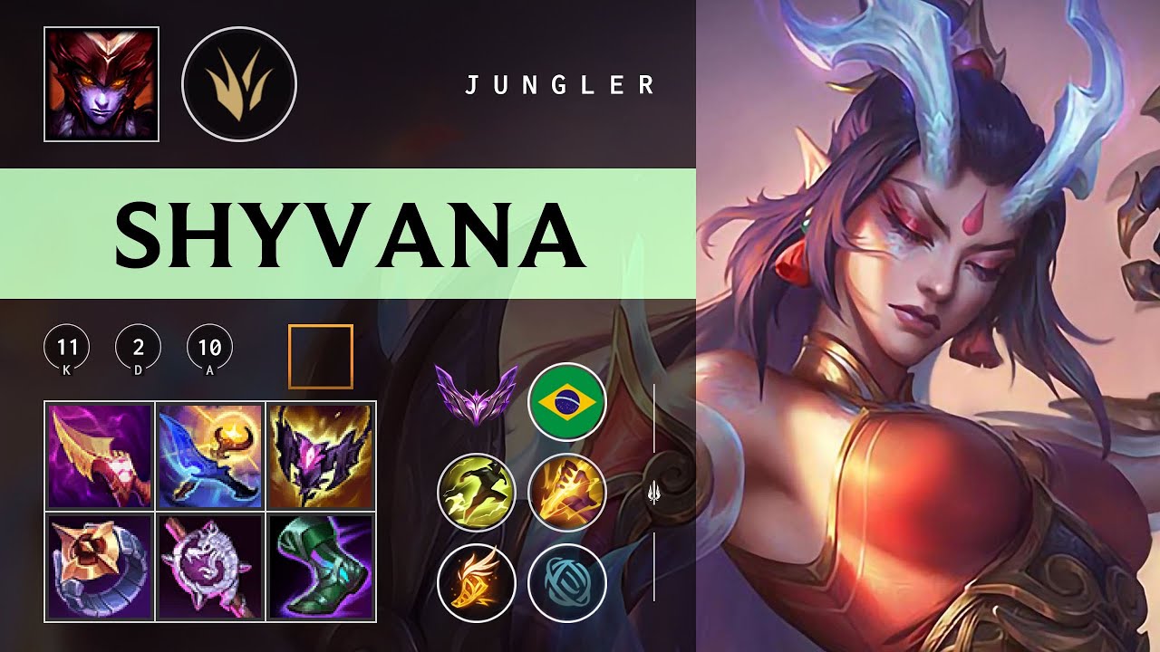 Shyvana Jungle vs Kayn - BR Master Patch 26.02