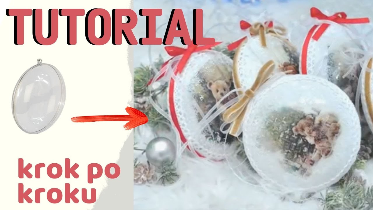 Decoupage zestaw  świąteczny startowy medaliony z misiami - DIY tutorial No 837
