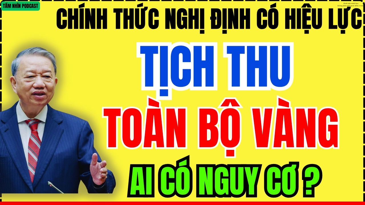 Chính Thức 9/2 Có Hiệu Lực: Nghị Định Mới Về Vàng – Có Tiền Cũng Khó Mua?